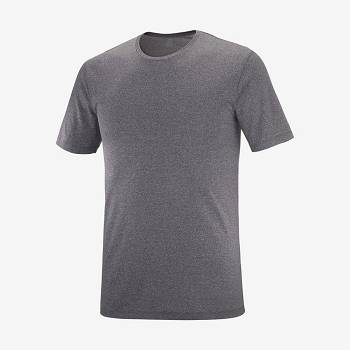 Grey Salomon AGILE TRAINING Men's T Shirts | US-A1290