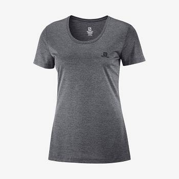 Grey Salomon AGILE Women's T Shirts | US-O1103