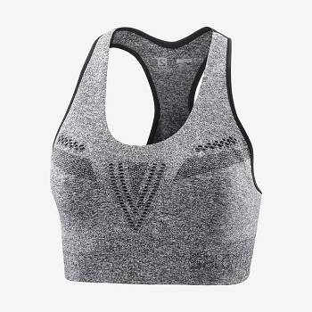 Grey Salomon ESSENTIAL MOVE ON SEAMLESS Women's Sports Bras | US-S1079