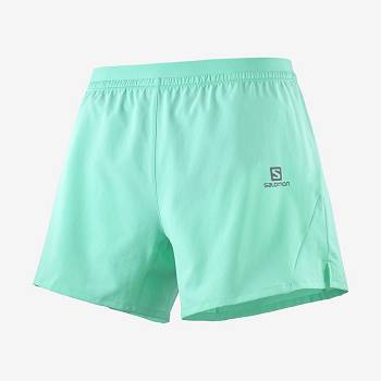 Mint Salomon CROSS 5'' Men's Shorts | US-W1650