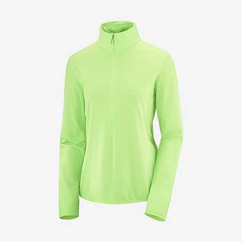 Mint Salomon ESSENTIAL LIGHTWARM Women's Hoodie | US-N1155