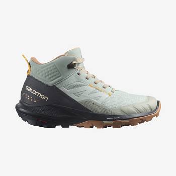 Mint Salomon OUTPULSE MID GORE-TEX Women's Waterproof Shoes | US-O1259