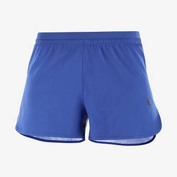 Navy Salomon CROSS 3'' Women's Shorts | US-S2094