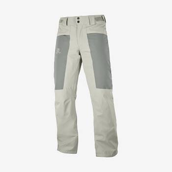 Olive Salomon BRILLIANT Men's Ski Pants | US-S1590