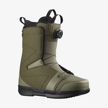 Olive Salomon FACTION BOA Men's Ski Boots | US-O2498