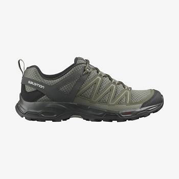 Olive Salomon PATHFINDER Men's Hiking Shoes | US-A2396