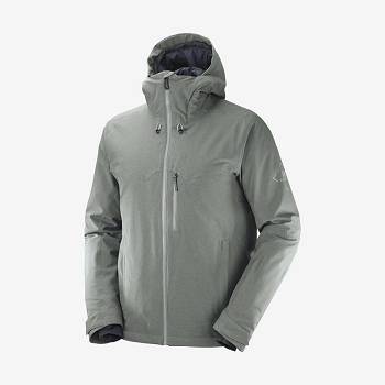 Olive Salomon UNTRACKED Men's Ski Jackets | US-O1096