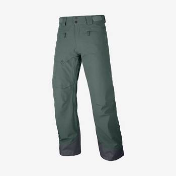 Olive Salomon UNTRACKED Men's Ski Pants | US-S1030