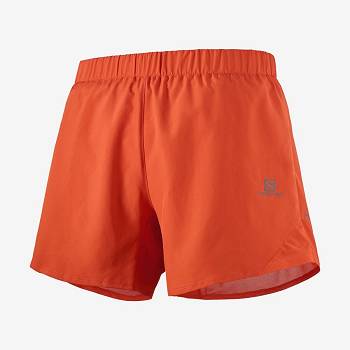 Orange Salomon CROSS REBEL 5'' Men's Shorts | US-O1075