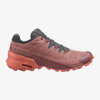 Orange Salomon SPEEDCROSS 5 Women's Trail Running Shoes | US-W1440