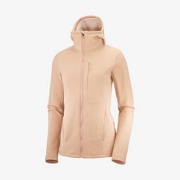 Pink Salomon ESSENTIAL XWARM Women's Hoodie | US-L1879