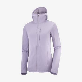 Purple Salomon ESSENTIAL XWARM Women's Hoodie | US-O1138