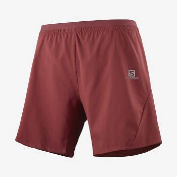 Red Salomon CROSS 7'' Men's Shorts | US-L2243