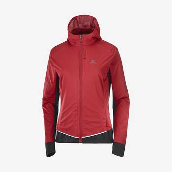 Red Salomon LIGHT SHELL Women's Softshell Jackets | US-wN1589