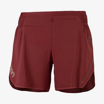 Red Salomon SENSE AERO 5'' Women's Shorts | US-O1903