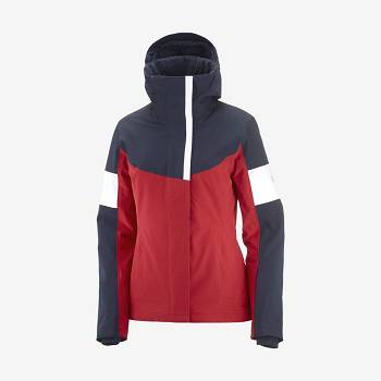 Red Salomon SPEED Women's Insulated Jackets | US-O2617