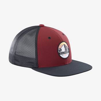 Red Salomon TRUCKER Men's Hats | US-A1178