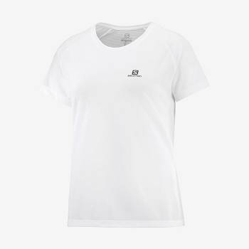 White Salomon CROSS REBEL Women's T Shirts | US-O2428