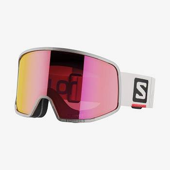 White Salomon LO FI SIGMA Men's Goggles | US-A1682