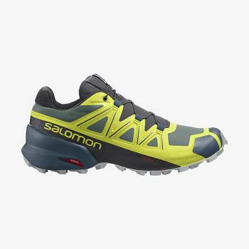 Yellow / Black Salomon SPEEDCROSS 5 Men's Trail Running Shoes | US-O1453